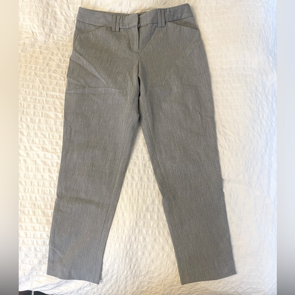 Express Editor Gray Work Pants